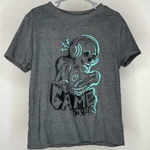 Cat & Jack Boys' 'Gamer' Skeleton Graphic T-Shirt. size 4/5
